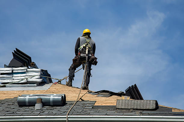Professional Roof Replacement technician working in Waldwick, NJ